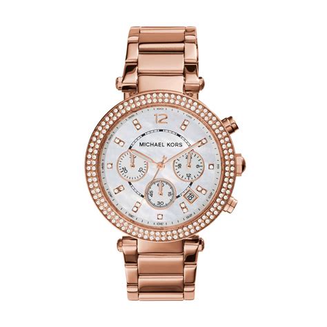 michael kors watch and bracelet set rose gold|michael kors rose gold necklace.